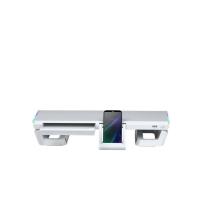 Mars Gaming MGS-ONE Blanco, Soporte Monitor RGB Chroma, Tamaño Ajustable, Soporte Smartphone y Tablet, USB 2.0 Frontal