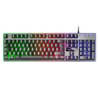 Mars Gaming MK220PT, Teclado Gaming H-Mech, FRGB Rainbow y Halo, Antighosting, Idioma Portugués