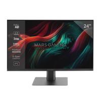Mars Gaming MV-24, Monitor 24” IPS FHD 120Hz, HDR10 1ms, FreeSync y G-SYNC, Monitor PC con Altavoces Integrados, Inclinación 25°, Low Blue Light y Flicker Free, HDMI + DisplayPort + Jack 3.5mm, Negro