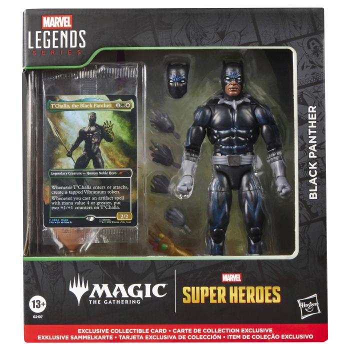 Marvel Legends Series Super Heroes y Magic The Gathering Black Panther — imagen 9 de 16