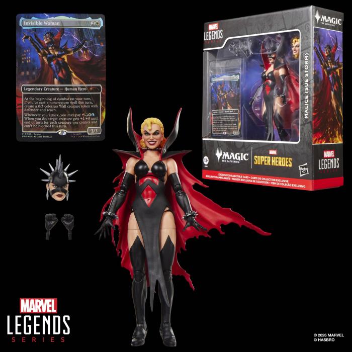 Marvel Legends Series Super Heroes y Magic The Gathering Malice (Sue Storm) — imagen 5 de 16