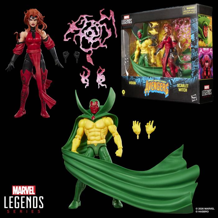 Marvel Legends Series Visión y Bruja Escarlata — imagen 14 de 16