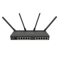 Mikrotik RB4011iGS+5HacQ2HnD-IN router inalámbrico Gigabit Ethernet Doble banda (2,4 GHz / 5 GHz) Negro