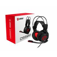 MSI DS502 Auriculares Alámbrico Diadema Juego Negro, Rojo