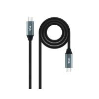 Nanocable 10.01.4303 cable USB USB 3.2 Gen 2x2 3 m USB C Negro, Gris