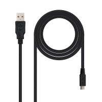 Nanocable CABLE USB 2.0, TIPO A/M-MICRO USB B/M, 0.8 M