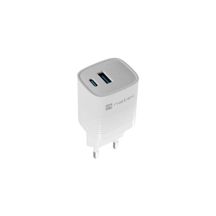 NATEC NUC-2140 cargador de dispositivo móvil Universal Blanco Corriente alterna Carga rápida Interior — imagen 2 de 9