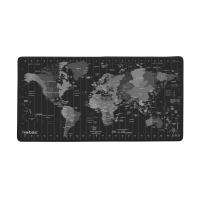 NATEC Time Zone Map Maxi Negro, Gris