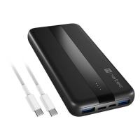 NATEC TREVI SLIM Q V2 Polímero de litio 10000 mAh Negro