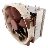 Noctua NH-U14S sistema de refrigeración para ordenador Procesador Enfriador 12 cm Marrón, Acero inoxidable