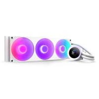 NZXT Kraken Plus 360 RGB Procesador Sistema de refrigeración líquida todo en uno Blanco 1 pieza(s)