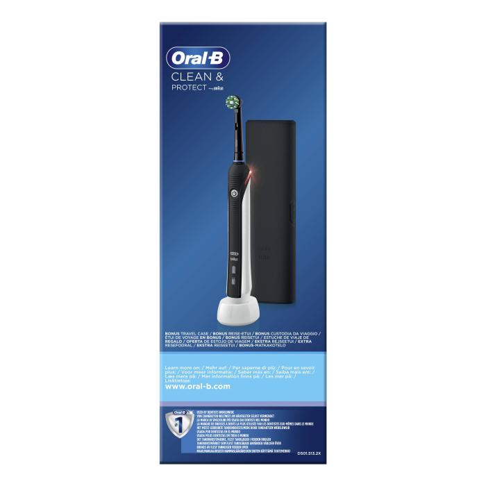 Oral-B Clean & Protect Adulto Cepillo dental giratorio Negro — imagen 4 de 8