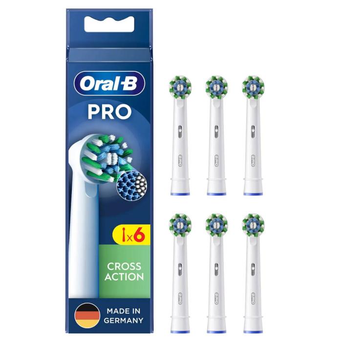 Oral-B CrossAction 6 pieza(s) Blanco — imagen 2 de 2