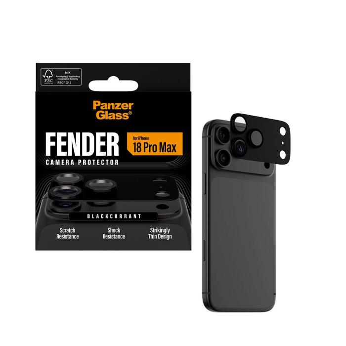 PanzerGlass ® Fender Camera Lens Protector Blackcurrant iPhone 18 Pro Max Protector de pantalla 1 pieza(s) — imagen 13 de 26