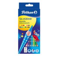 Pelikan 700634 lápiz de color Negro, Azul, Marrón, Verde, Azul claro, Verde claro, Naranja, Melocotón, Rosa, Rojo, Violeta, Amarillo 12 pieza(s)