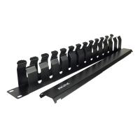 Phasak Guiacables con cepillo para Rack de 19'' 1U - PA 1901