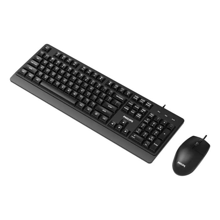 Philips 2000 series SPT6247B/85 teclado Ratón incluido Universal USB QWERTY Inglés Negro — imagen 3 de 6