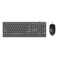 Philips 2000 series SPT6247B/85 teclado Ratón incluido Universal USB QWERTY Inglés Negro