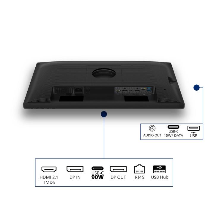 Philips 24B2U3601 pantalla para PC 60,5 cm (23.8'') 2560 x 1440 Pixeles Quad HD LCD Negro — imagen 4 de 22