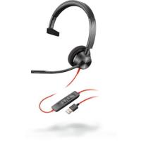 Poly 3310 Auriculares Alámbrico Diadema Llamadas/Música USB tipo A Negro