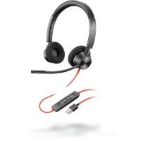 Poly 3320 Auriculares Alámbrico Diadema Llamadas/Música USB tipo A Negro