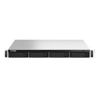 QNAP TS-464U-RP NAS Bastidor (1U) Intel® Celeron® N5095 8 GB DDR4 0 TB QNAP Turbo System Aluminio, Negro
