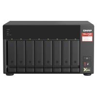 QNAP TS-873A NAS Torre Ryzen Embedded V1500B 8 GB DDR4 0 TB QNAP Turbo System Negro