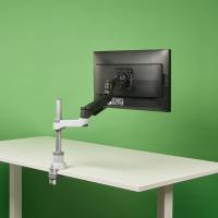 R-Go Tools Brazo de monitor R-Go Caparo Single para un monitor capacidad de carga de 3-9 kg, ajustable con resorte de gas, circular
