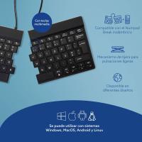 R-Go Tools Teclado ergonómico R-Go Split Break con software de pausa, teclado dividido ergonómico, QWERTY (PT), bluetooth, ver imagen 28 de 30