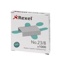 Rexel Grapas nº 23/8 - Caja 1000 u.