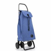 Rolser I-Max Tweed 4 Negro, Azul Bolsa para carrito de la compra