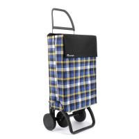 Rolser JEA036-1023 bolsa de compras Negro, Azul Bolsa para carrito de la compra