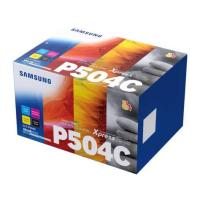 Samsung Paquete de 4 Cartuchos de Tóner Original HP CLT-P504C cian/magenta/amarillo/negro