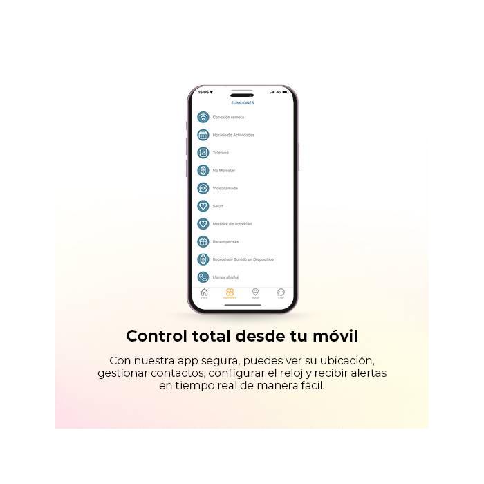 SaveFamily 8436628090055 Relojes inteligentes y deportivos 5,08 cm (2'') AMOLED 20 mm Digital Pantalla táctil Plata — imagen 7 de 20