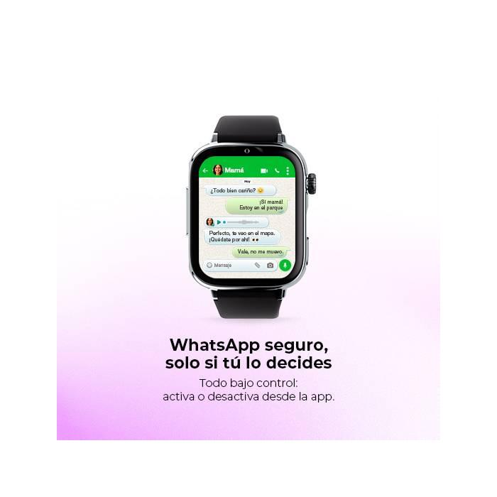 SaveFamily 8436628090055 Relojes inteligentes y deportivos 5,08 cm (2'') AMOLED 20 mm Digital Pantalla táctil Plata — imagen 6 de 20
