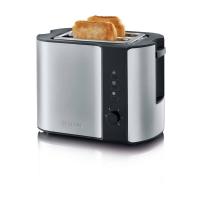 Severin 2589 2 rebanada(s) 800 W Negro, Acero inoxidable