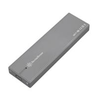 Silverstone MS11 Caja externa para unidad de estado sólido (SSD) Carbón vegetal M.2
