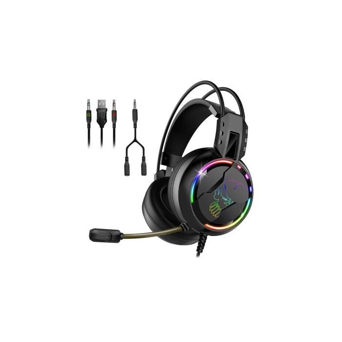 Spirit of Gamer PRO-H7 Auriculares Alámbrico Diadema Juego USB tipo A Negro — imagen 2 de 6