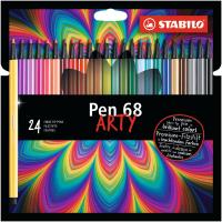 STABILO Pen 68 ARTY rotulador Multicolor 24 pieza(s)