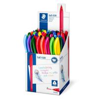 Staedtler ball 4320 M Colores surtidos Bolígrafo de punta retráctil con pulsador 50 pieza(s)