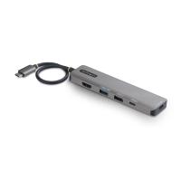 StarTech.com 164B-USBC-MULTIPORT base para portátil y replicador de puertos Alámbrico USB 3.2 Gen 2 (3.1 Gen 2) Type-C Gris