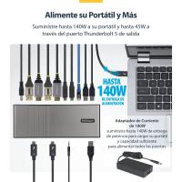 StarTech.com 206UE-TB5USB4DOCK base para portátil y replicador de puertos Alámbrico Thunderbolt 5 Negro, Gris, ver imagen 24 de 26