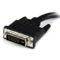 StarTech.com Adaptador Conversor de 20cm DVI-I a VGA - DVI-I Macho - HD15 Hembra - Cable Convertidor Negro