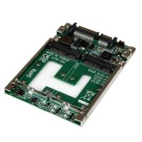 StarTech.com Adaptador Conversor de SSD mSATA Doble a SATA RAID de 2,5 Pulgadas - Convertidor