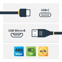 StarTech.com Cable Adaptador de 1m USB-C a Micro B - USB 2.0 Type-C