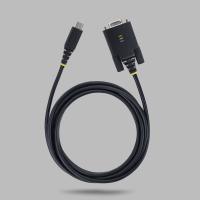StarTech.com Cable Adaptador USB-C a Serie de 2m - Chipset FTDI - Retención COM - Tipo C a RS232 DB9 Macho - LEDs de Estado, ver imagen 11 de 12
