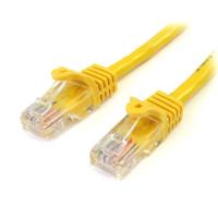StarTech.com Cable de 2m Amarillo de Red Fast Ethernet Cat5e RJ45 sin Enganche - Cable Patch Snagless