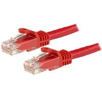StarTech.com Cable de Red de 0,5m Rojo Cat6 UTP Ethernet Gigabit RJ45 sin Enganches