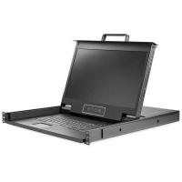 StarTech.com Consola KVM HD 1080p de Montaje en Rack de Servidores - Teclado QWERTY - KVM de 1 Puerto VGA con Monitor LCD de 17'' - Switch KVM 1U con Cables - USB - MTBF 50000