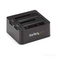 StarTech.com Docking Station de 2 Bahías - USB 3.1 a SATA - USB 3.1 (10 Gbps) - SATA I/II/III de 2,5/3,5'' - Base de Acoplamiento SSD/HDD - de Intercambio en Caliente - Carga Superior